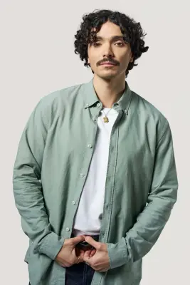 La chemise oxford - Vert pastel — photo 5