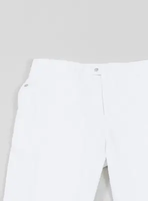 Bionic Pants in White Grained Nylon — photo 2
