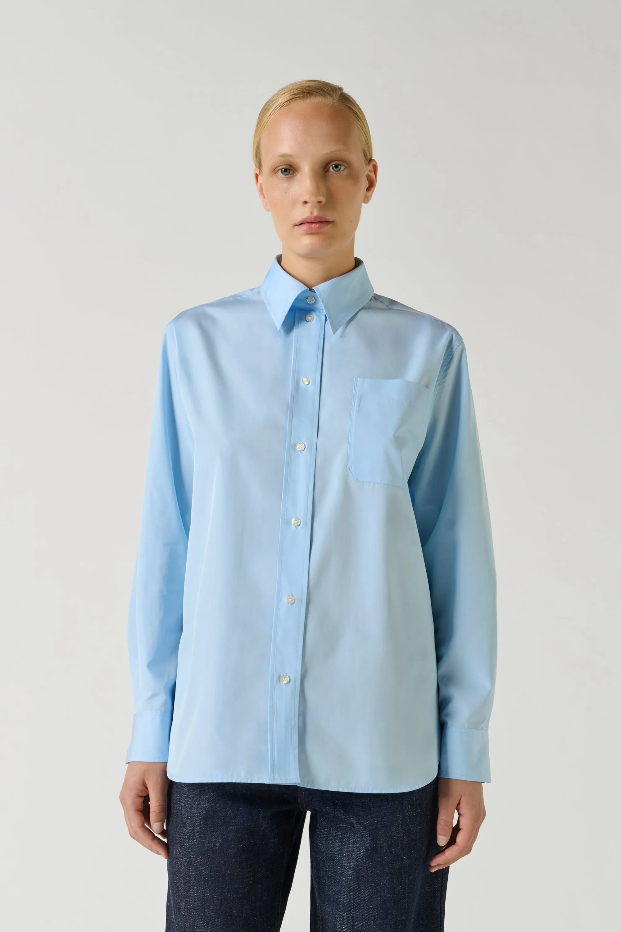 CHEMISE SAPHIR BLEU CIEL