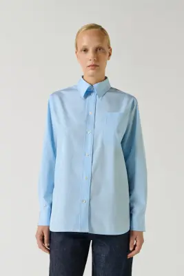 CHEMISE SAPHIR BLEU CIEL — photo 1