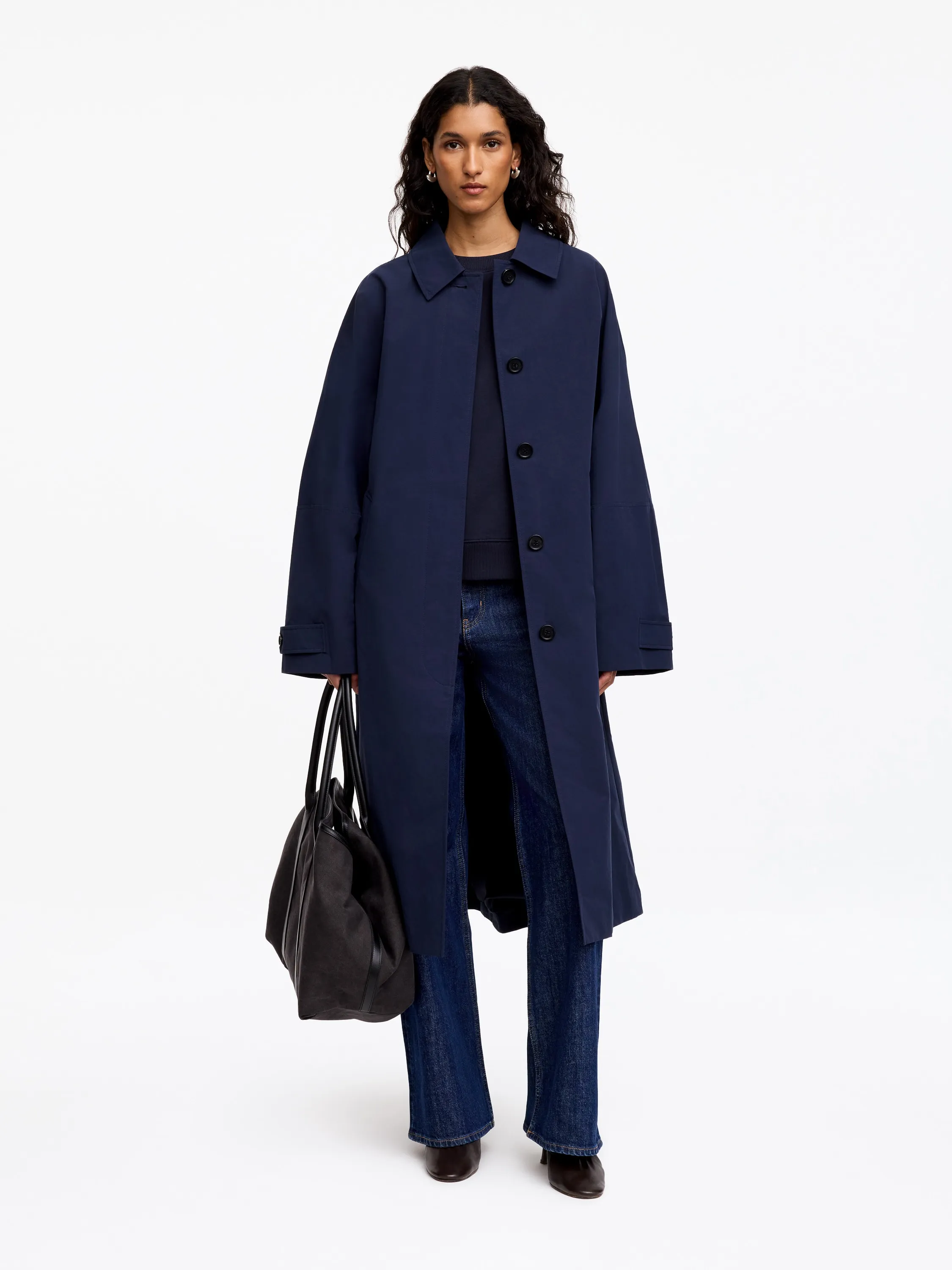 Sweat en éponge - Bleu foncé