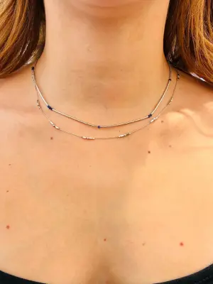 COLLIER GABIN ARGENTÉ — photo 4