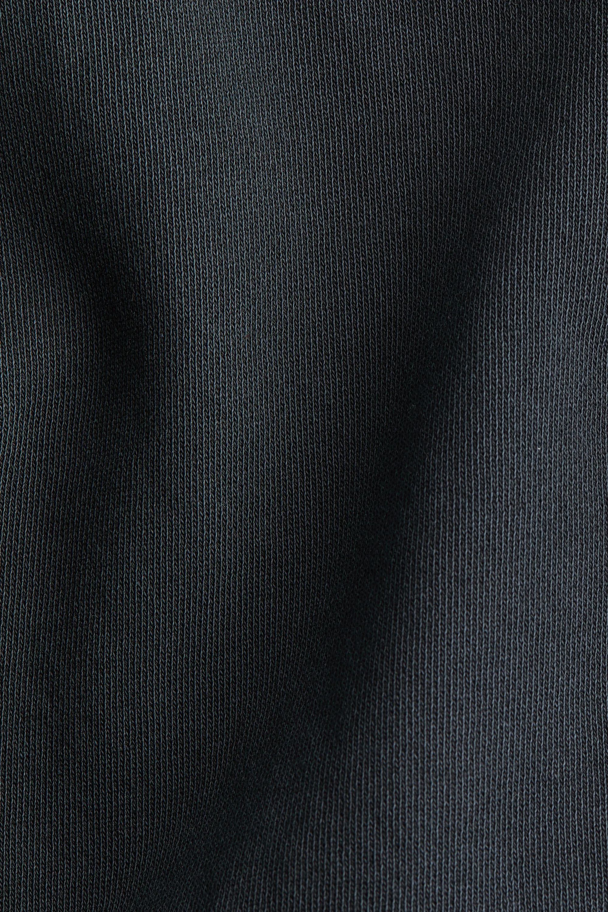 Sweat à manches courtes en coton - Gris foncé