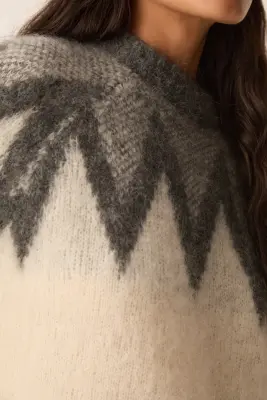Pull Althea Jacquard Galet — photo 5