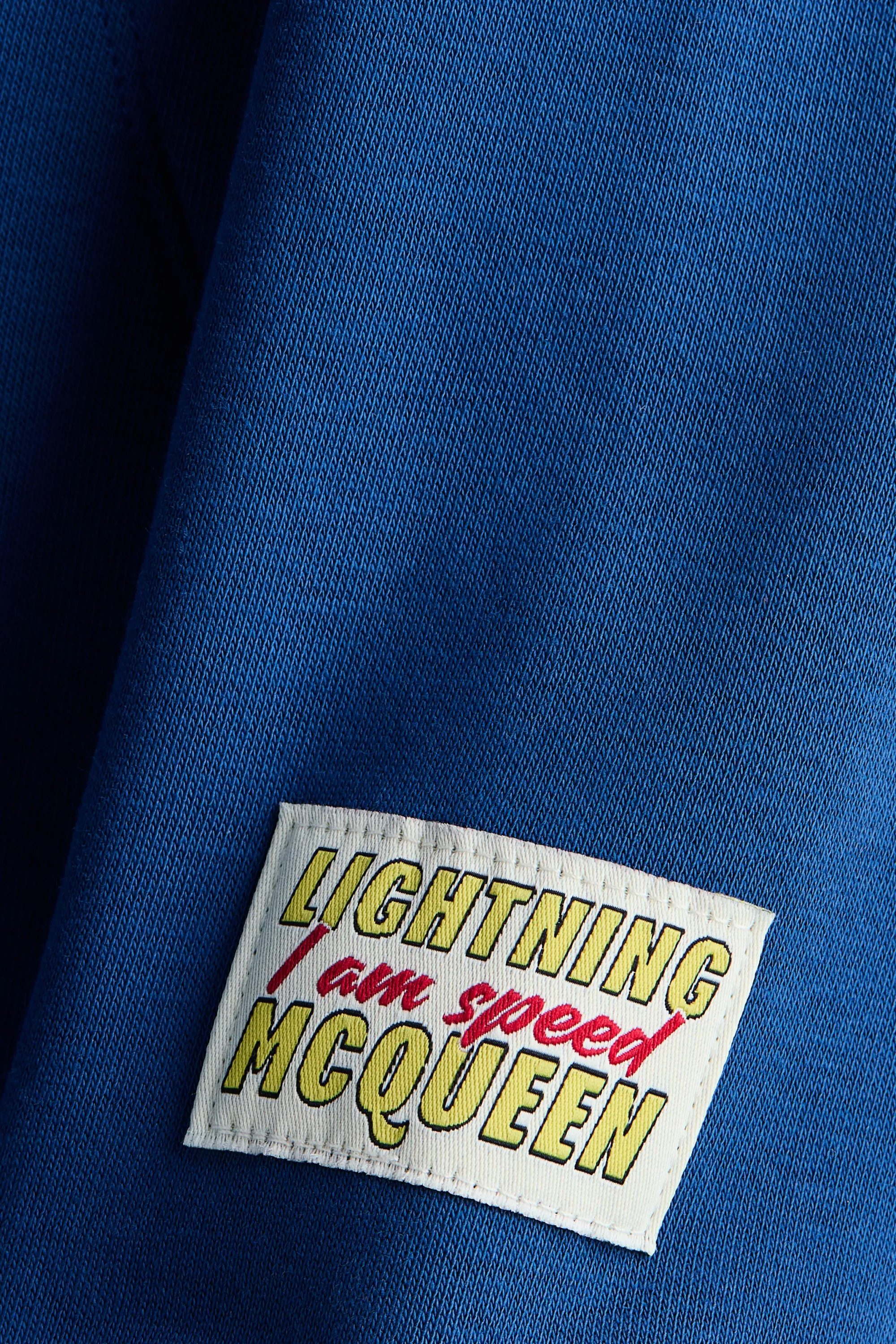 Hoodie imprimé à l'intérieur brossé - Bleu/Cars