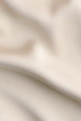 Top en satin avec col cheminée - Beige clair — photo 4