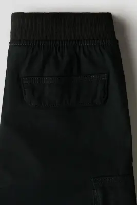 Pantalon cargo - Noir — photo 1