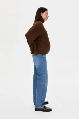 MAMA Straight Jeans - Bleu denim — photo 2