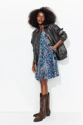 Robe courte imprimée Femme — photo 2