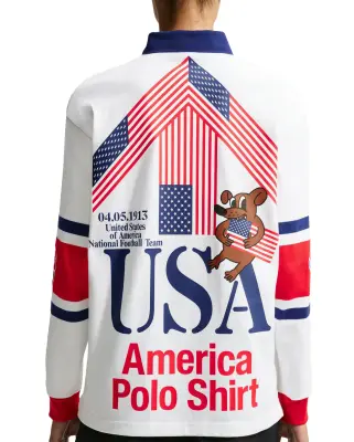 USMNT VAA Long Sleeve Rugby Top White — photo 2