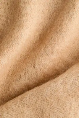 Pull en mohair mélangé - Beige — photo 3