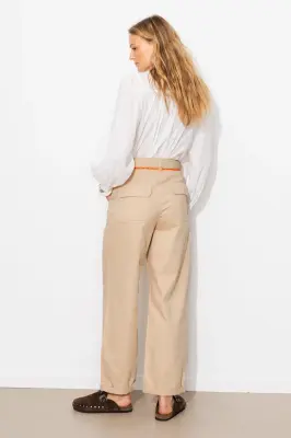 Pantalon chino taille haute — photo 4