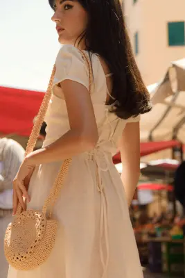Giulia Hand-woven Rafia Bag Gift — photo 2