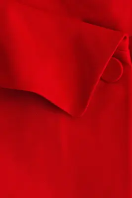 Robe blazer à fermeture croisée - Rouge vif — photo 4