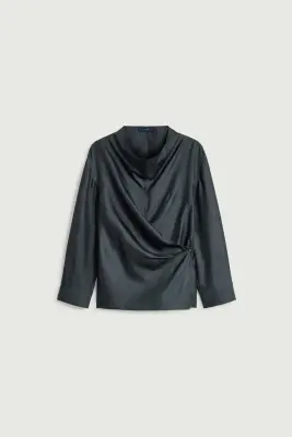 BLOUSE JENNY GRIS ANTHRACITE — photo 5