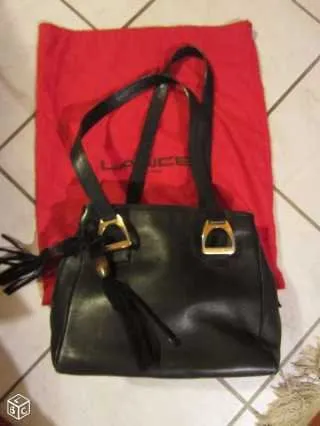 Sac cuir noir