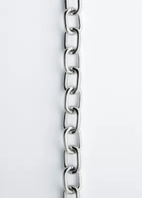 Collier en chaîne - Argenté — photo 2