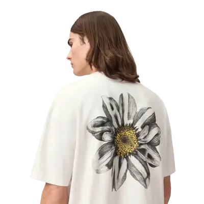 ALLSAINTS Petals Oversized Short Sleeve Graphic T-Shirt Chalk White — photo 2