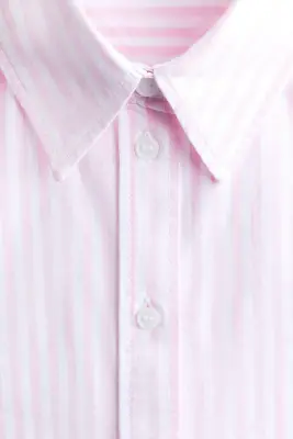 Chemise Oxford - Rose clair/rayé — photo 2