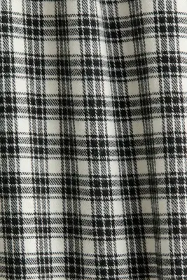 Pantalon de pyjama en flanelle - Noir/vichy — photo 3