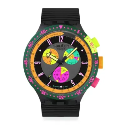 Swatch Big Bold SB02B104 - SWATCH NEON SEPPIA — photo 1