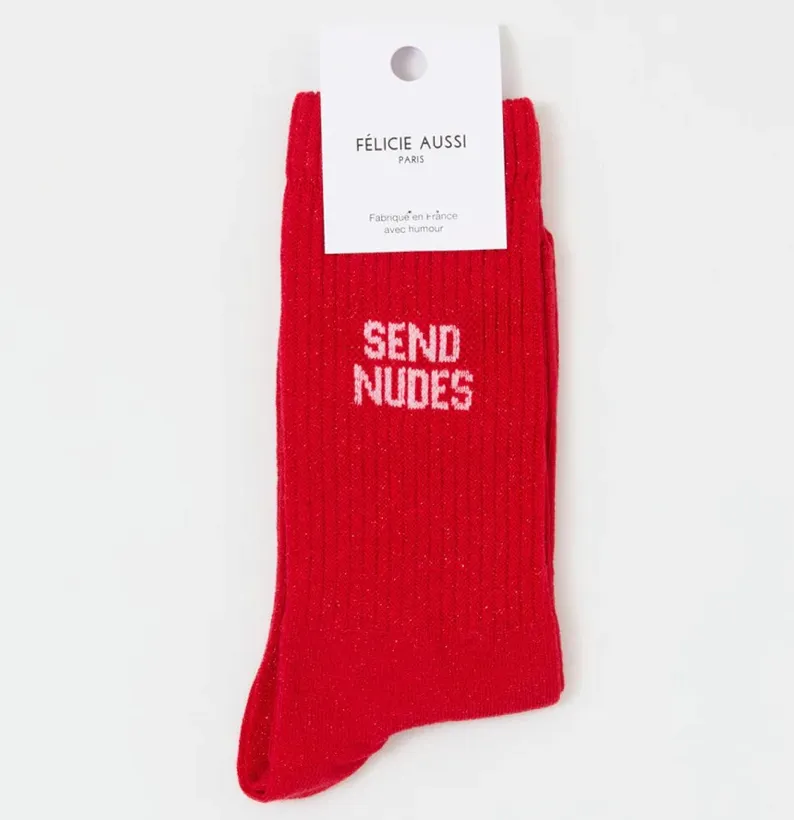 Chaussettes Send Nudes - Félicie Aussi