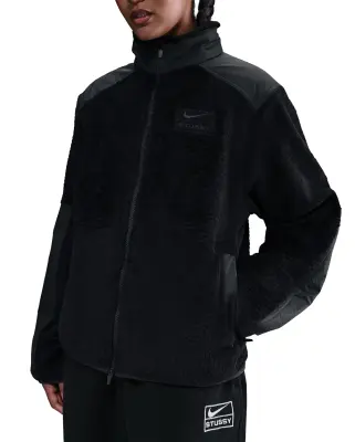 x Stussy High-Loft Full-Zip Jacket "Black" — photo 2