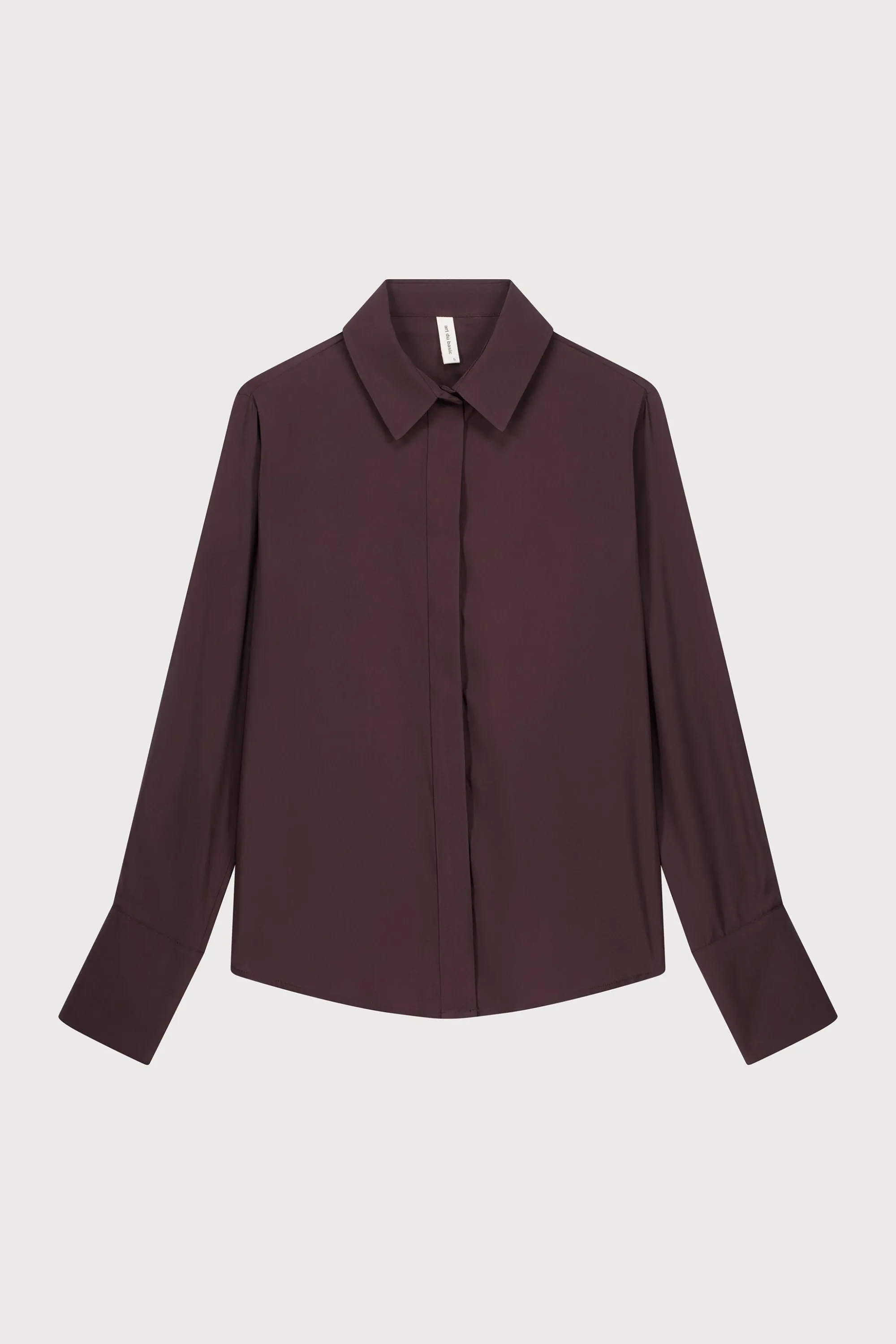 CHEMISE AJUSTÉE EN ENVERS SATIN