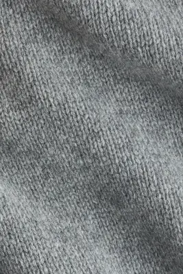 Pull col roulé en cachemire mélangé - Gris — photo 3