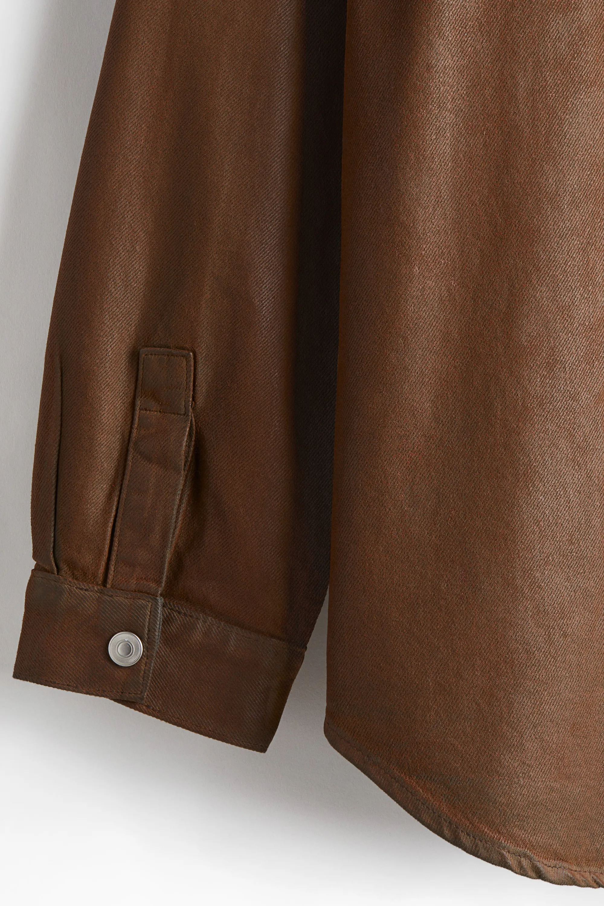 Chemise Oversized Fit en denim - Marron