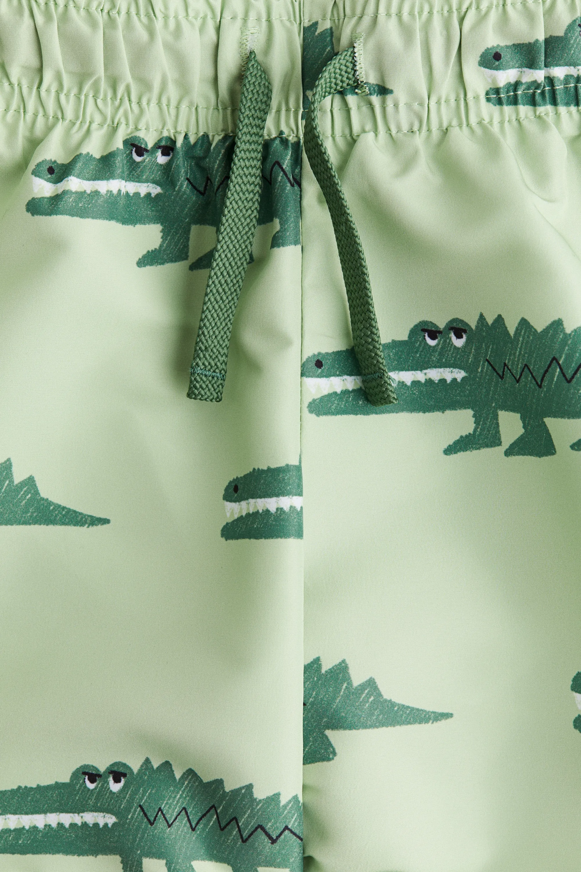 Short de bain imprimé - Vert/crocodiles