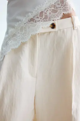 Pantalon chic - Beige clair — photo 3