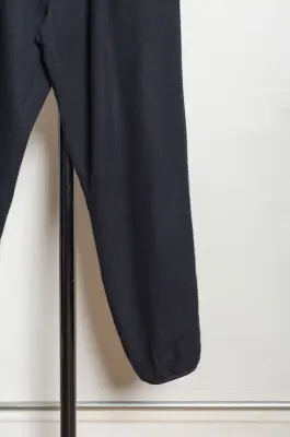 Still By Hand – Cashmere mixed easy pants PT04263OS – BLACK — photo 5