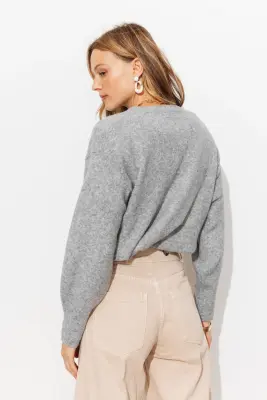 Cardigan enrichi en laine — photo 4