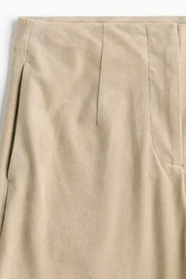 Pantalon barrel - Beige clair — photo 3