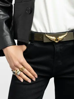 Ceinture Rock Reversible Vintage 30mm — photo 4