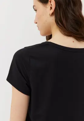 Le t-shirt Tencel - Noir — photo 3