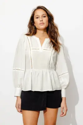 Blouse romantique Femme — photo 4