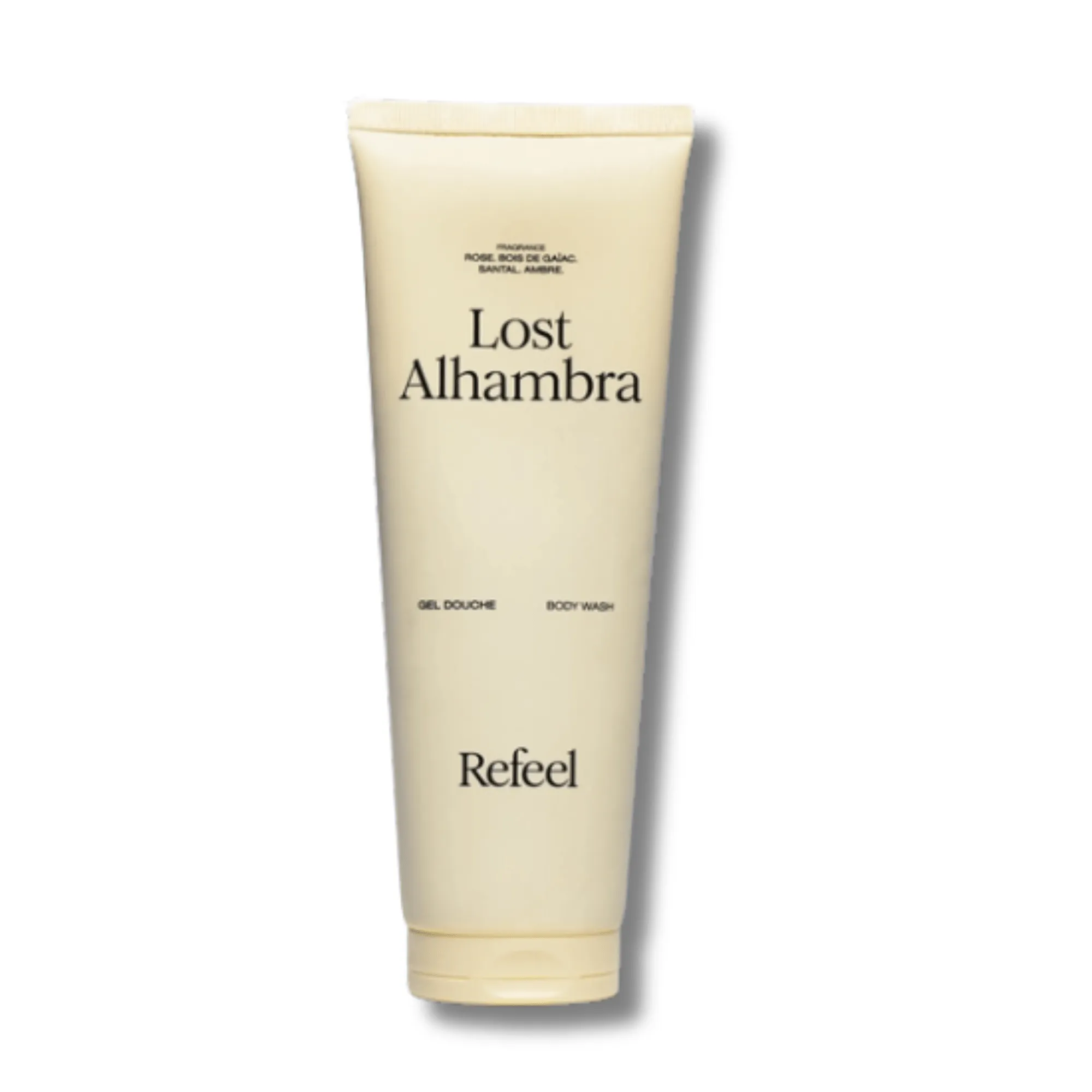 Gel douche parfum chaud, ambré et envoûtant