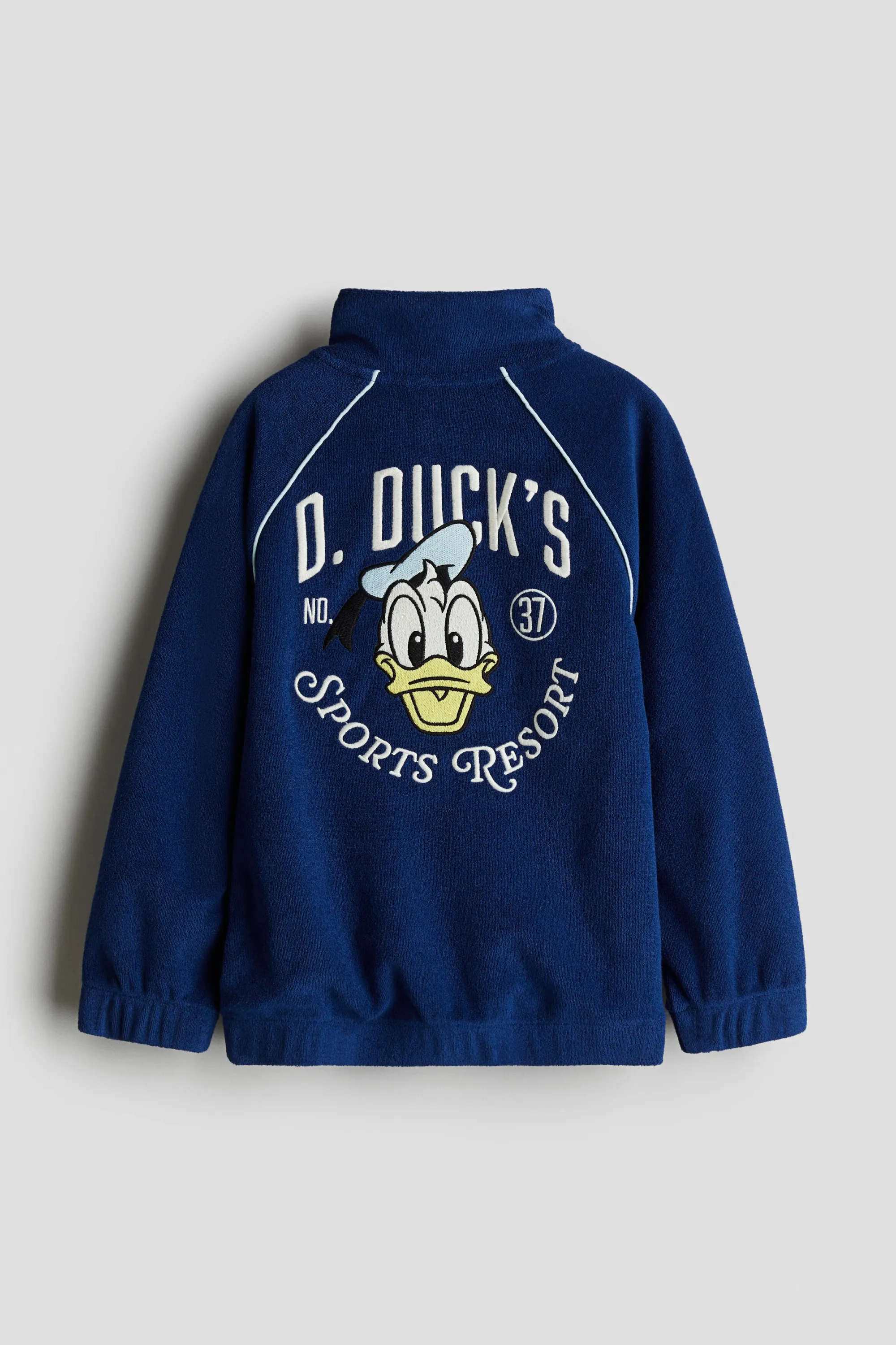 Veste de survêtement en tissu éponge - Bleu foncé/Donald