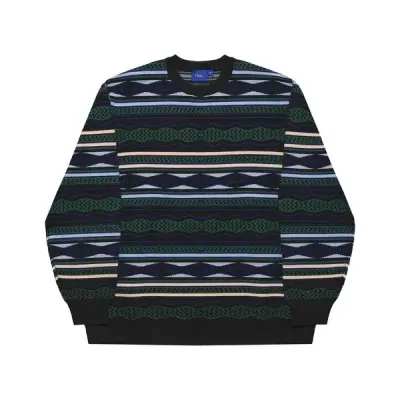 Pull Helas Kool crewneck knit – Black — photo 1