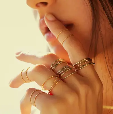 Bague Nomades quatre anneaux – BDM Studio — photo 3