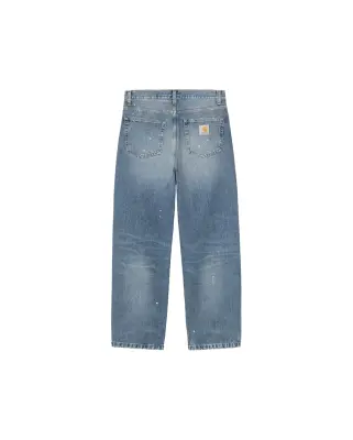 Landon Pant Blue Destroy Wash Splatter — photo 1