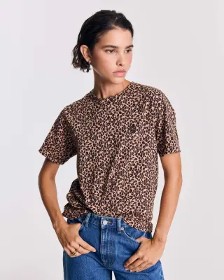 Tee-shirt Bree léopard brodé — photo 1
