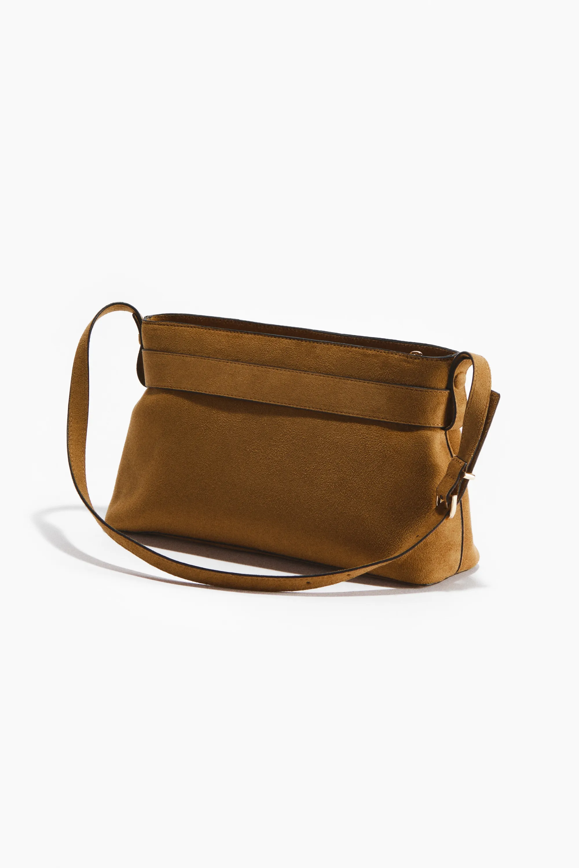 Sac porté épaule avec bride décorative - Marron