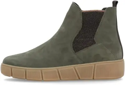 Bottines Remonte D1T71-54 Vertes - Cuir Velours Zip Grande Pointure Femme — photo 2