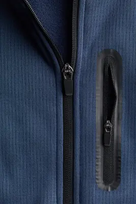 Veste de sport chaude avec capuche ThermoMove™ - Bleu ancien — photo 5