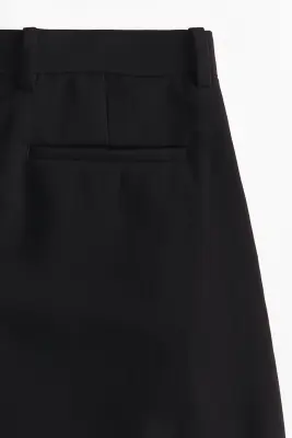 Pantalon chic Loose Fit avec plis - Noir — photo 5