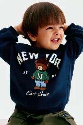 Sweat avec motifs - Bleu marine/New York — photo 2