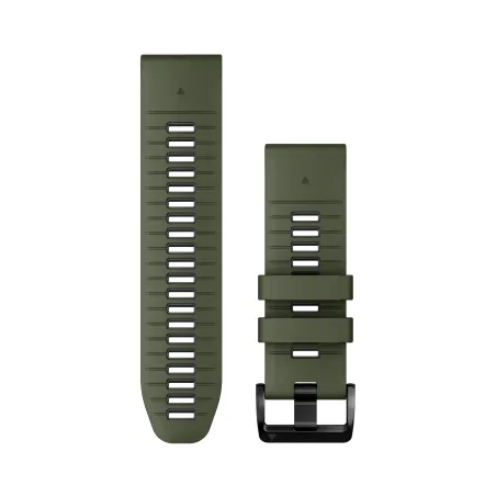Bracelet de montre Garmin QuickFit 26mm Silicone Vert Moss / Graphite 010-13281-07